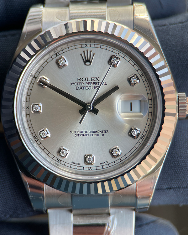 2009 Rolex Datejust II 41MM Silver Dial Oyster Bracelet (116334)