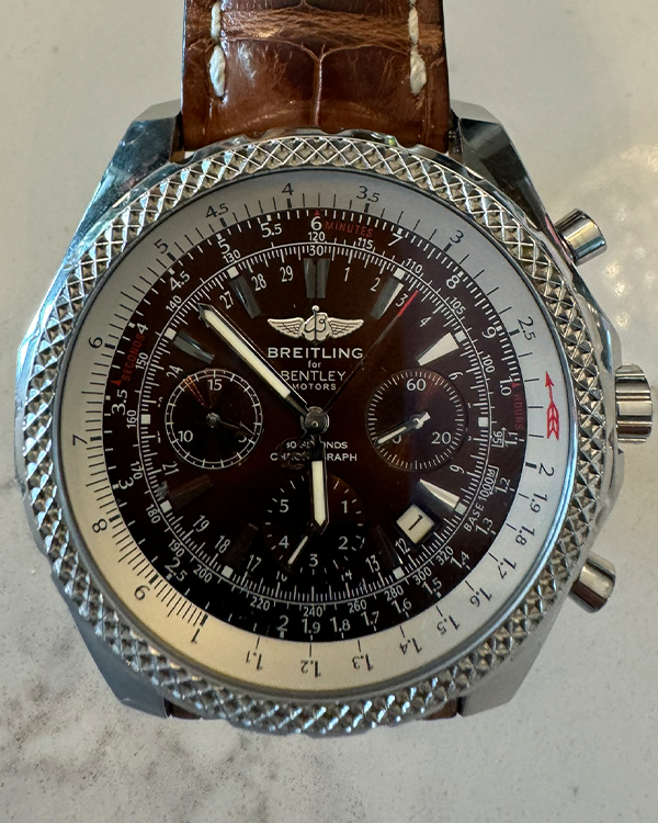 Breitling Bentley Motors 48MM Bronze Dial Leather Strap (A2536212/Q502)