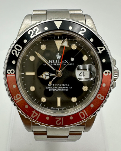 Rolex GMT-Master II "Coke" 40MM Black Dial Oyster Bracelet (16710T)