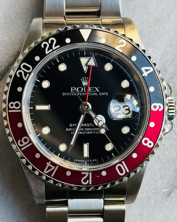 Rolex GMT-Master II "Coke" 40MM Black Dial Oyster Bracelet (16710)