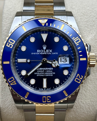 2024 Rolex Submariner Date "Bluesy" 41MM Blue Dial Two-Tone Oyster Bracelet (126613LB)