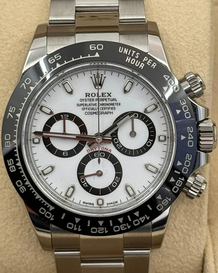 2023 Rolex Cosmograph Daytona "Panda" 40MM White Dial Oyster Bracelet (116500LN)