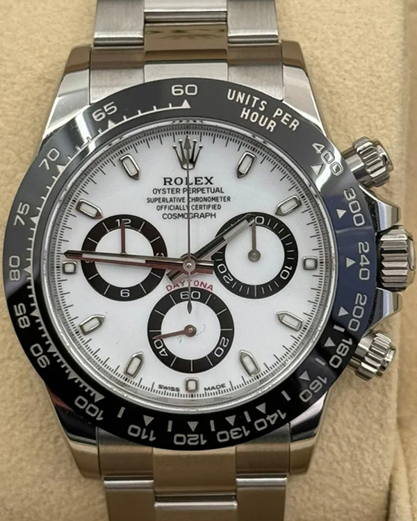 2023 Rolex Cosmograph Daytona "Panda" 40MM White Dial Oyster Bracelet (116500LN)