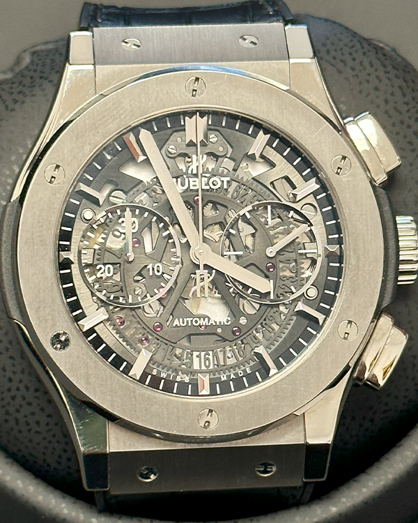 2016 Hublot Classic Fusion Aerofusion Titanium Skeleton Dial (525.NX.0170.LR)