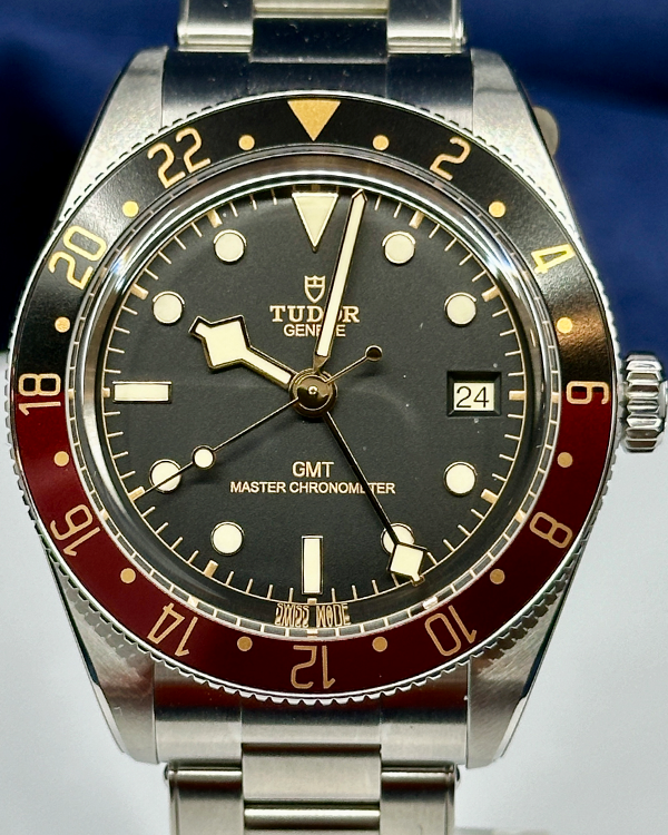 2024 Tudor Black Bay 58 GMT 39MM Black Dial Steel Bracelet (7939G1A0NRU)