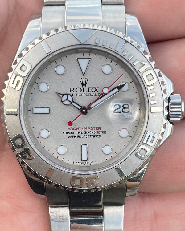 Rolex Yacht-Master 40MM Silver Dial Oyster Bracelet (16622)