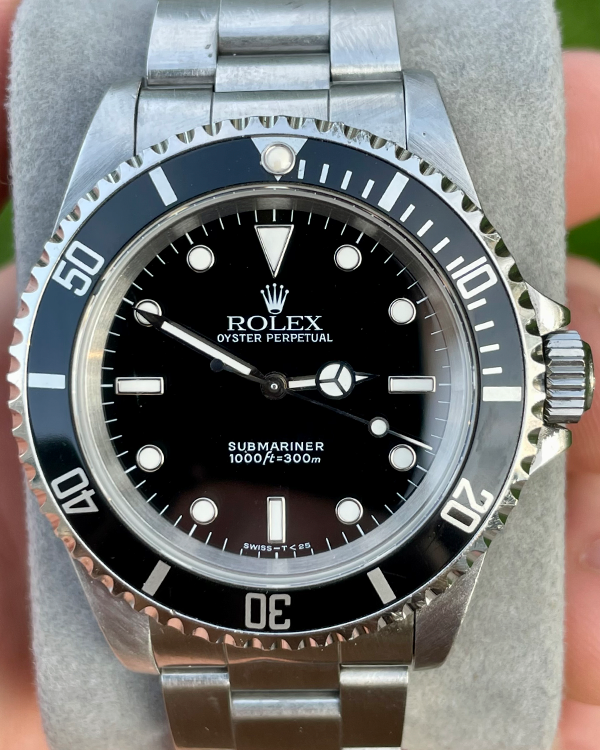 Rolex Submariner No-Date 40MM Black Dial Steel Bracelet (14060)