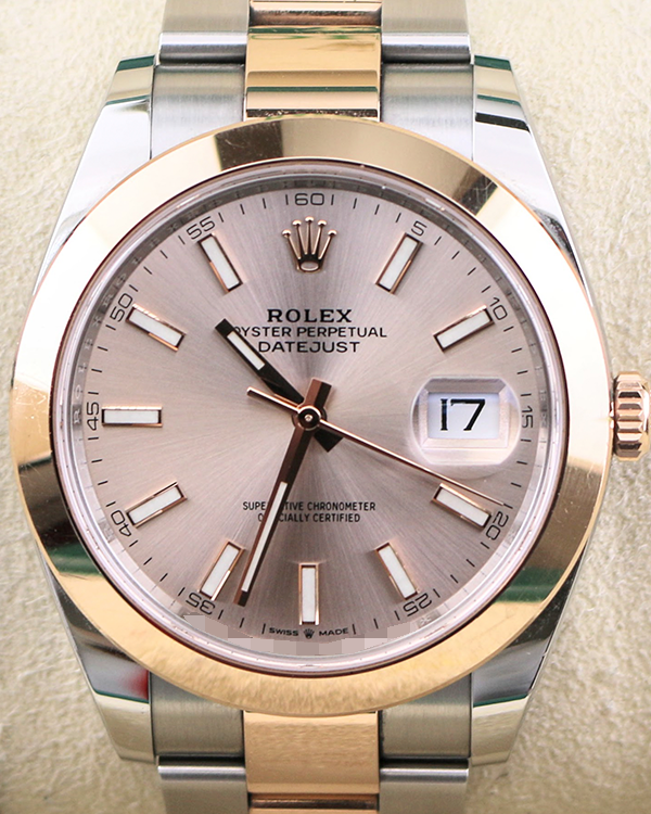 2022 Rolex Datejust 41MM Sundust Dial Two-Tone Oyster Bracelet (126301)