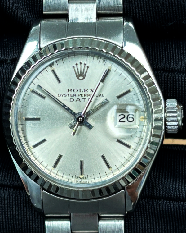 Rolex Lady-Datejust 26MM Silver Dial Oyster Bracelet (6917)