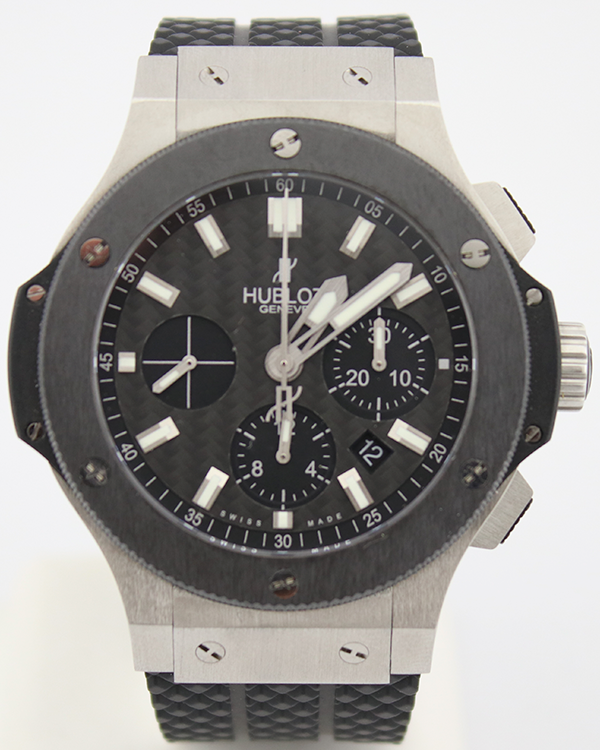 Hublot Big Bang Evolution 44MM Black Dial Rubber Strap (301.SM.1770.RX)