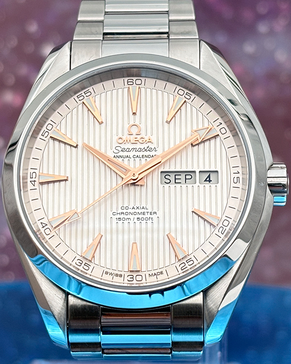 2019 Omega Seamaster Aqua Terra 150M 43MM White Dial Steel Bracelet (231.10.43.22.02.003)