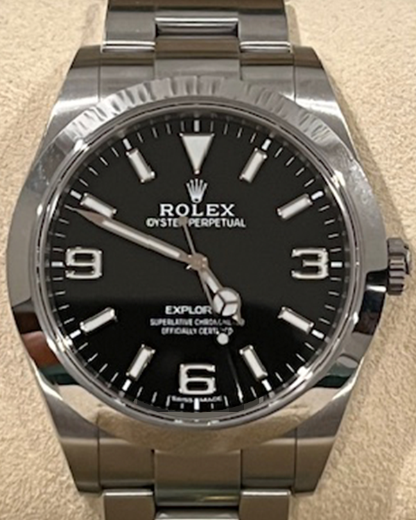 2020 Rolex Explorer 39MM Black Dial Oyster Bracelet (214270)