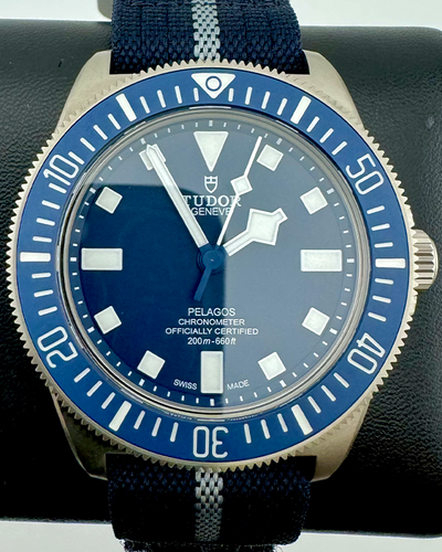 No Reserve - 2024 Tudor Pelagos 42MM Blue Dial Textile Strap (25707B/24)