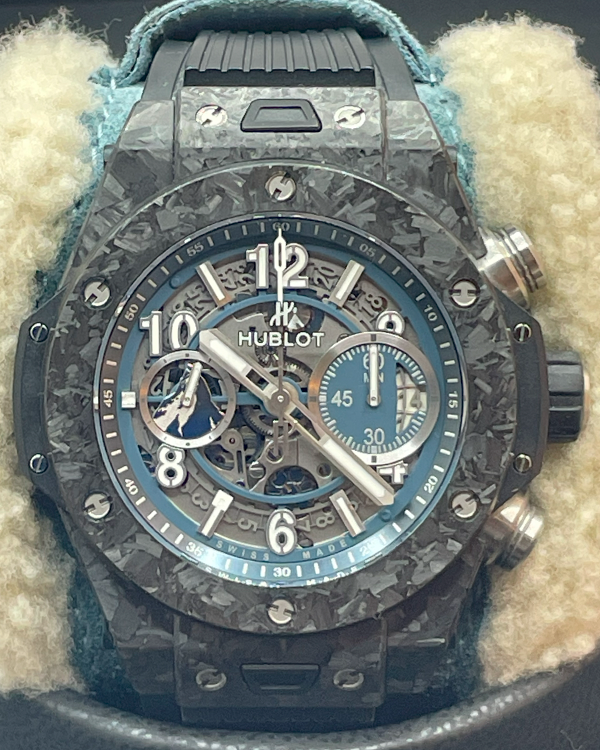 2018 Hublot Big Bang Unico L.E. 45MM Skeleton Dial Rubber Strap (411.QK.7170.VR.ALP18)