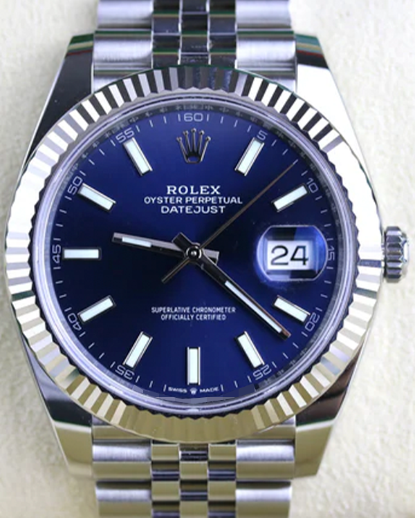 2024 Rolex Datejust 41MM Blue Dial Jubilee Bracelet (126334)