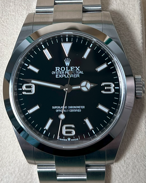 2023 Rolex Explorer 40MM Black Dial Oystersteel Bracelet (224270)