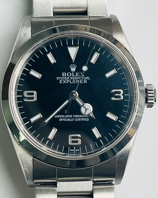 1999 (A Serial) Rolex Explorer 36MM Black Dial Oyster Bracelet (14270)