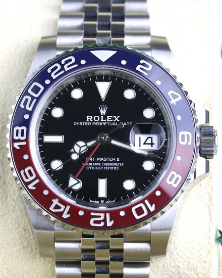 2019 Rolex GMT-Master II "Pepsi" 40MM Black Dial Jubilee Bracelet (126710BLRO)