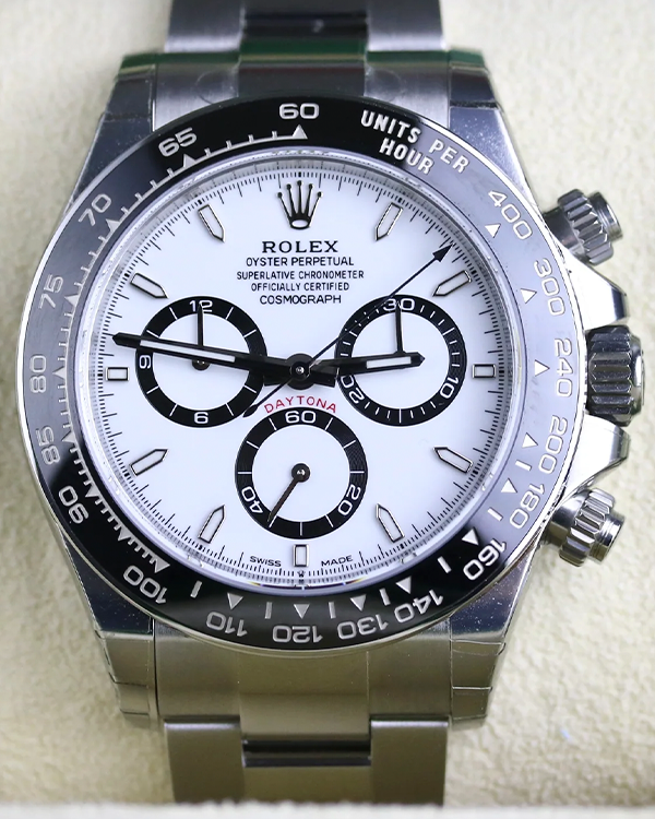 2024 Rolex Cosmograph Daytona "Panda" 40MM White Dial Oyster Bracelet (126500LN)