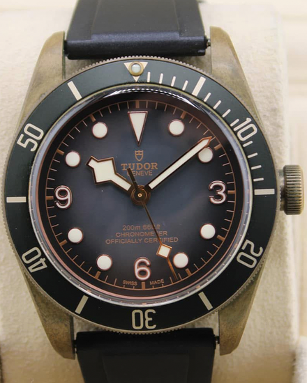 2022 Tudor Black Bay Bronze 43MM Grey Dial Rubber Strap (79250BA)