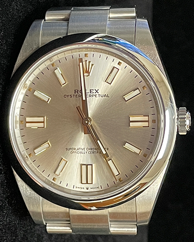 Rolex Oyster Perpetual 41MM Silver Dial Oyster Bracelet (124300)