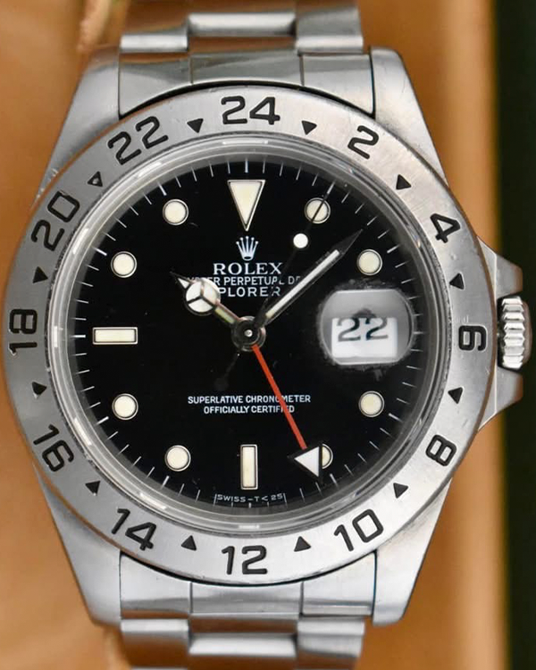 Rolex Explorer II 40MM Black Dial Oyster Bracelet (16570)