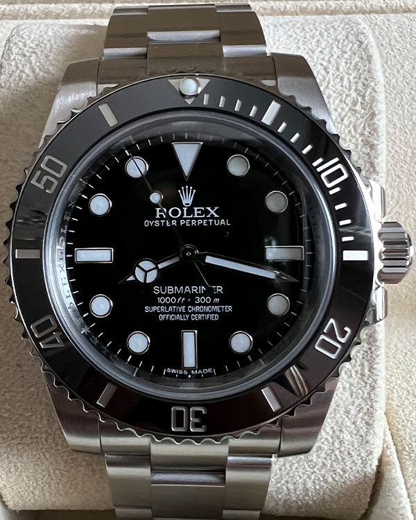 Rolex Submariner No Date 40MM Black Dial Oyster Bracelet (114060)