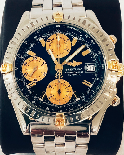 Breitling Chronomat 39MM Blue Dial Steel Bracelet (B13352)