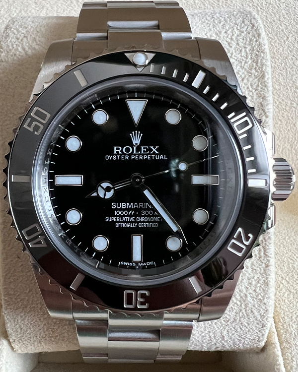 Rolex Submariner No-Date 40MM Black Dial Oyster Bracelet (114060)