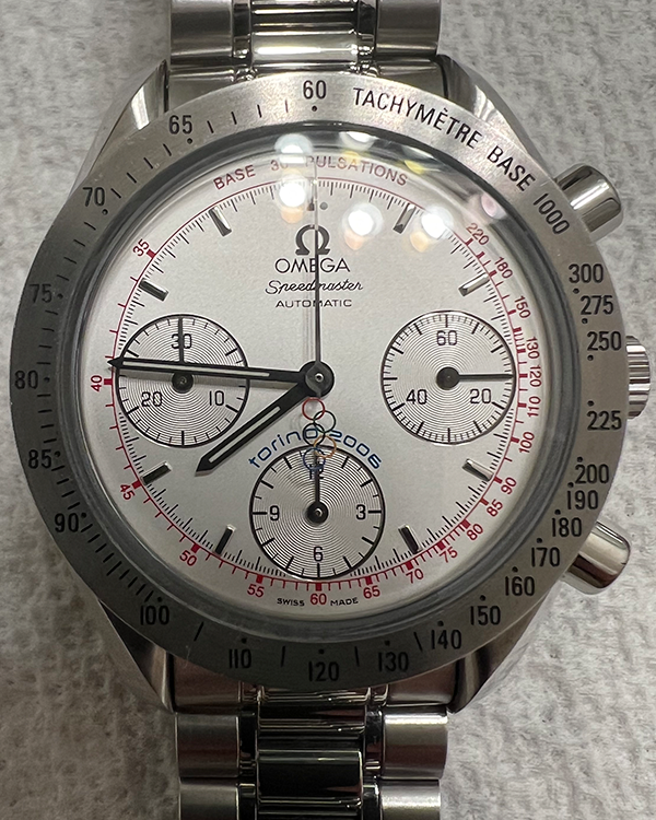 Omega Speedmaster "Torino Olympic" L.E. 38MM White Dial Steel Bracelet (3538.30)