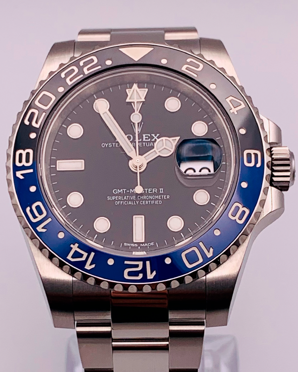 Rolex GMT-Master II "Batman" 40MM Black Dial Oyster Bracelet (116710BLNR)