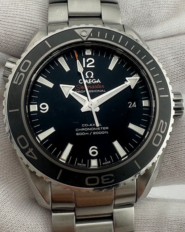 2019 Omega Seamaster Planet Ocean 600M 45.5MM Black Dial Steel Bracelet (232.30.46.21.01.001)