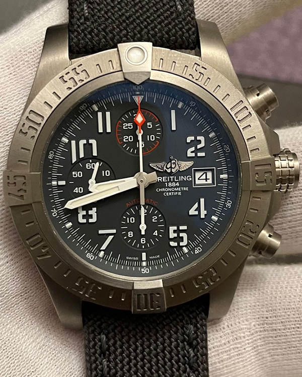 Breitling Avenger Bandit 45MM Grey Dial Textile Strap (E13383101/M2W1)