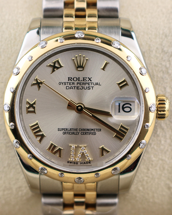 2013 (G Serial) Rolex Datejust 31MM Silver Dial Two-Tone Jubilee Bracelet (178343)