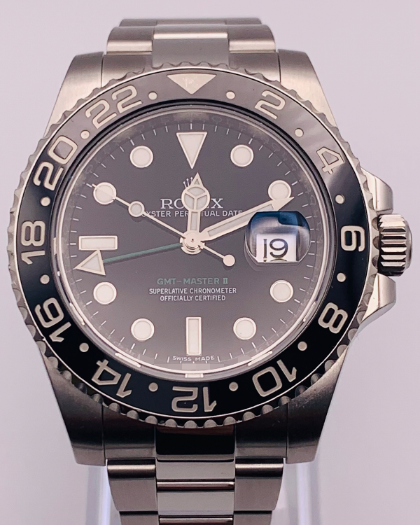 Rolex GMT-Master II 40MM Black Dial Oyster Bracelet (116710LN)