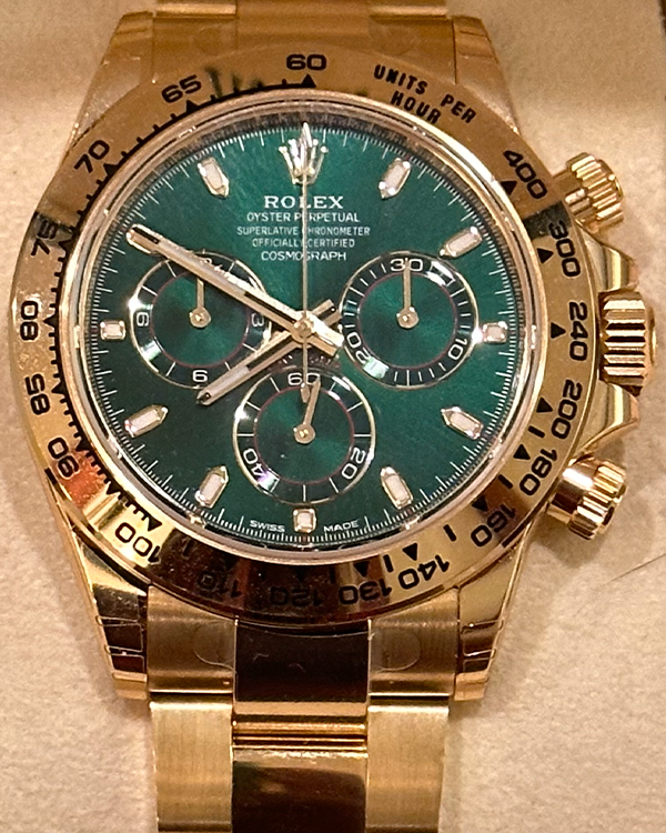 2022 Rolex Cosmograph Daytona "John Mayer" 40MM Green Dial Oyster Bracelet (116508)