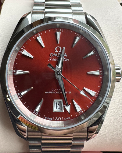 2024 Omega Seamaster Aqua Terra Shades 38MM Terracotta Dial Steel Bracelet (220.10.38.20.13.003)