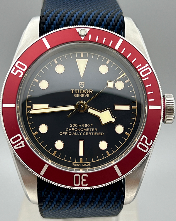 No Reserve - 2018 Tudor Black Bay Heritage 41MM Black Dial Textile Strap (79230R)