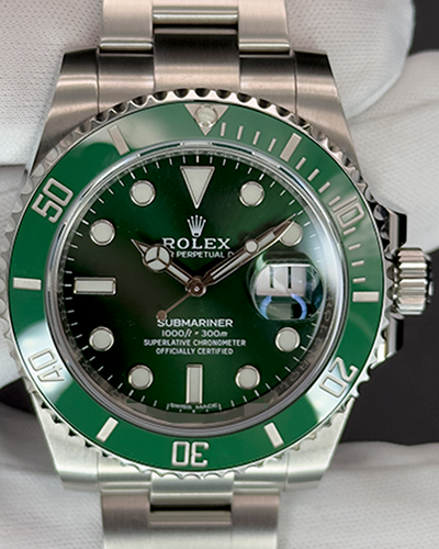 2019 Rolex Submariner Date “Hulk” 40MM Green Dial Oyster Bracelet (116610LV)