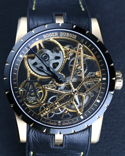 Roger Dubuis Excalibur "Canelo" L.E. 42MM Skeleton Dial Leather Strap (RDDBEX0794)