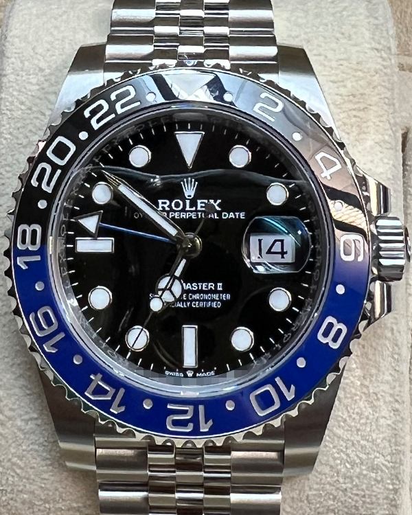 2024 Rolex GMT-Master II "Batgirl" 40MM Black Dial Jubilee Bracelet (126710BLNR)