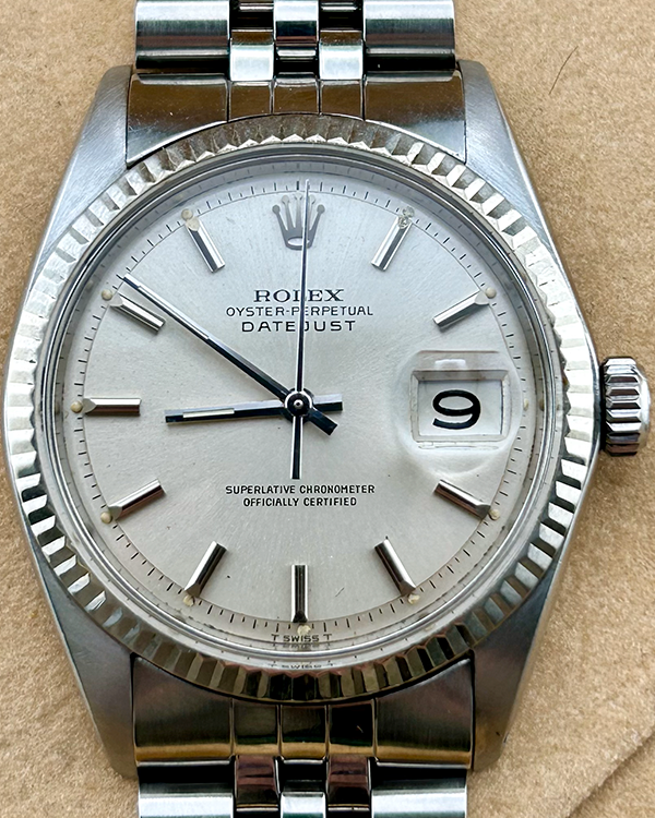 Rolex Datejust 36MM Silver Dial Jubilee Steel Bracelet (1601)