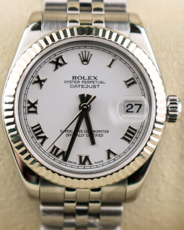 2006 (D Serial) Rolex Datejust 31MM White Dial Jubilee Bracelet (178274)