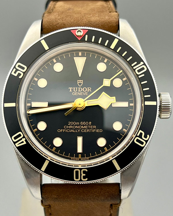 2019 Tudor Black Bay Fifty-Eight 39MM Black Dial Leather Strap (79030N)