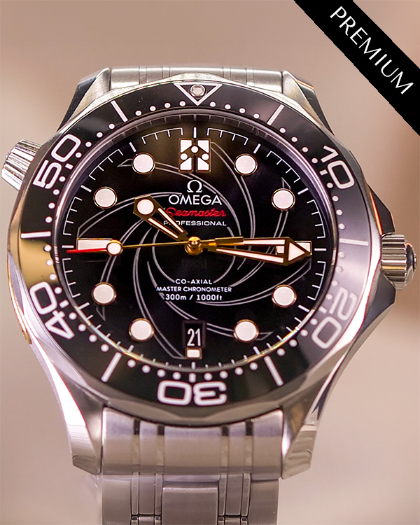 No Reserve - Omega Seamaster Diver 300M "James Bond 50th Anniversary" Limited Edition 42MM Black Dial Steel Bracelet (210.22.42.20.01.004)