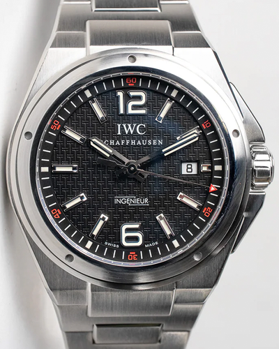 IWC Schaffhausen Ingenieur 46MM Black Dial Steel Bracelet (IW323604)