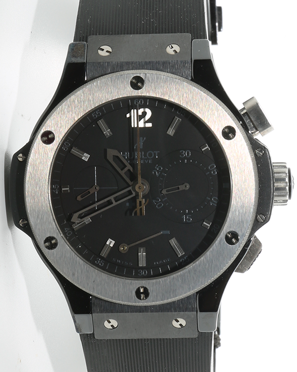 Hublot Big Bang "Ice Bang" L.E. 44MM Black Dial Rubber Strap (309.CK.1140.RX)