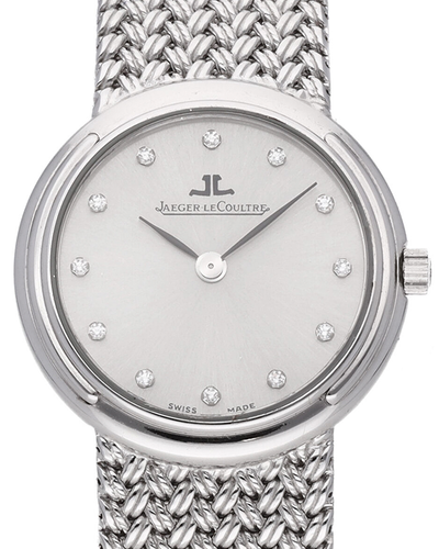 Jaeger-LeCoultre Odysseus 24MM Silver Dial White Gold Bracelet (168.33.08)