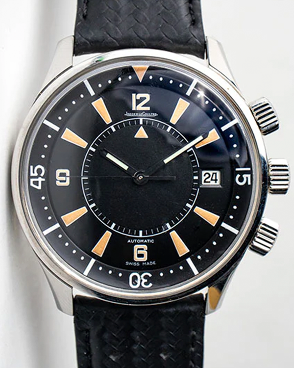 2010 Jaeger-LeCoultre Memovox Tribute to Polaris 42MM Black Dial Leather Strap (Q2008470)