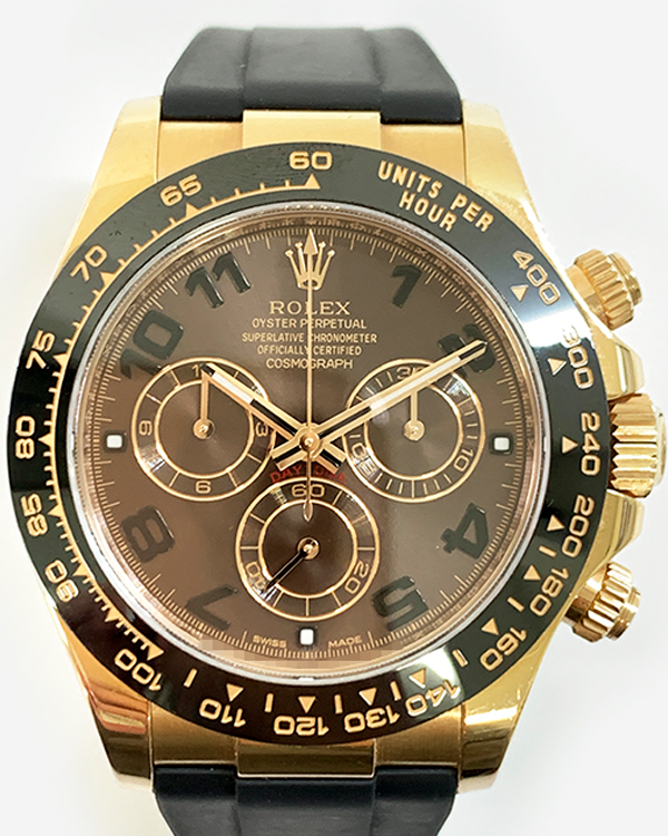 2017 Rolex Cosmograph Daytona 40MM Chocolate Dial Oysterflex Strap (116515LN)